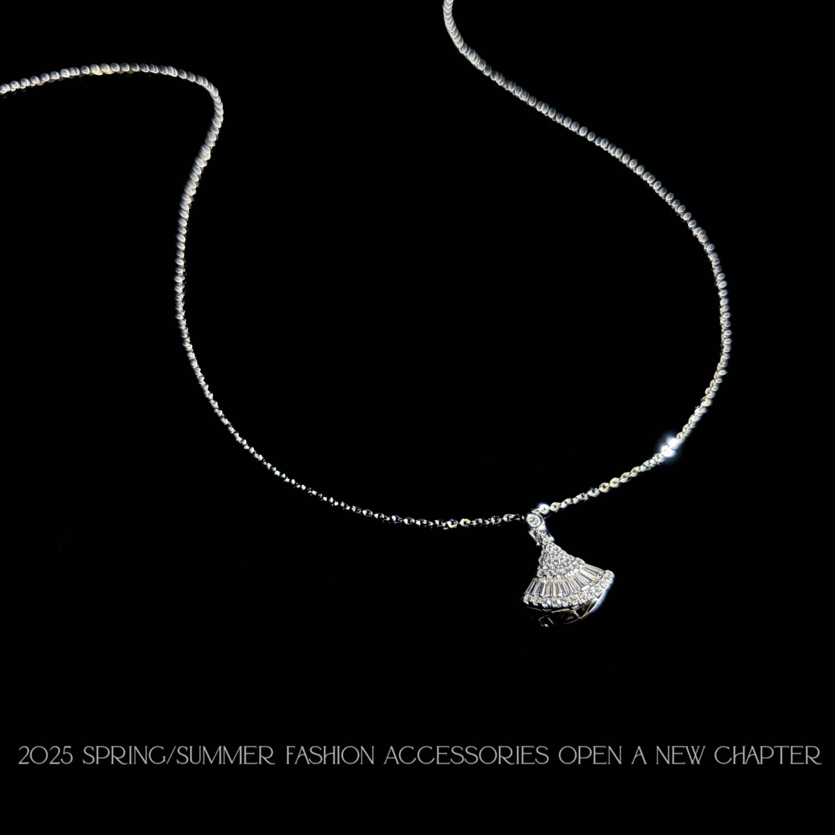 坠链均925银 镀k金 2025款C6981【星河裙摆】AUYING MUMU 项链