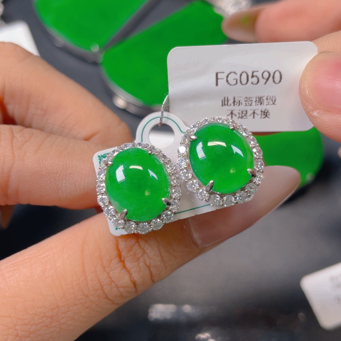 【闪购商品】颈饰银S925镶嵌翡翠翡翠