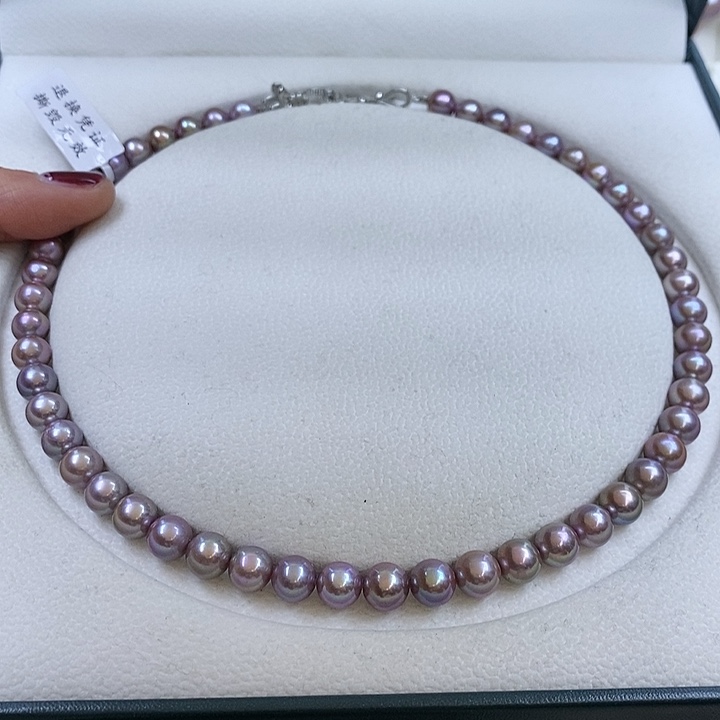 淡水珍珠项链未镶嵌7.5-8mm