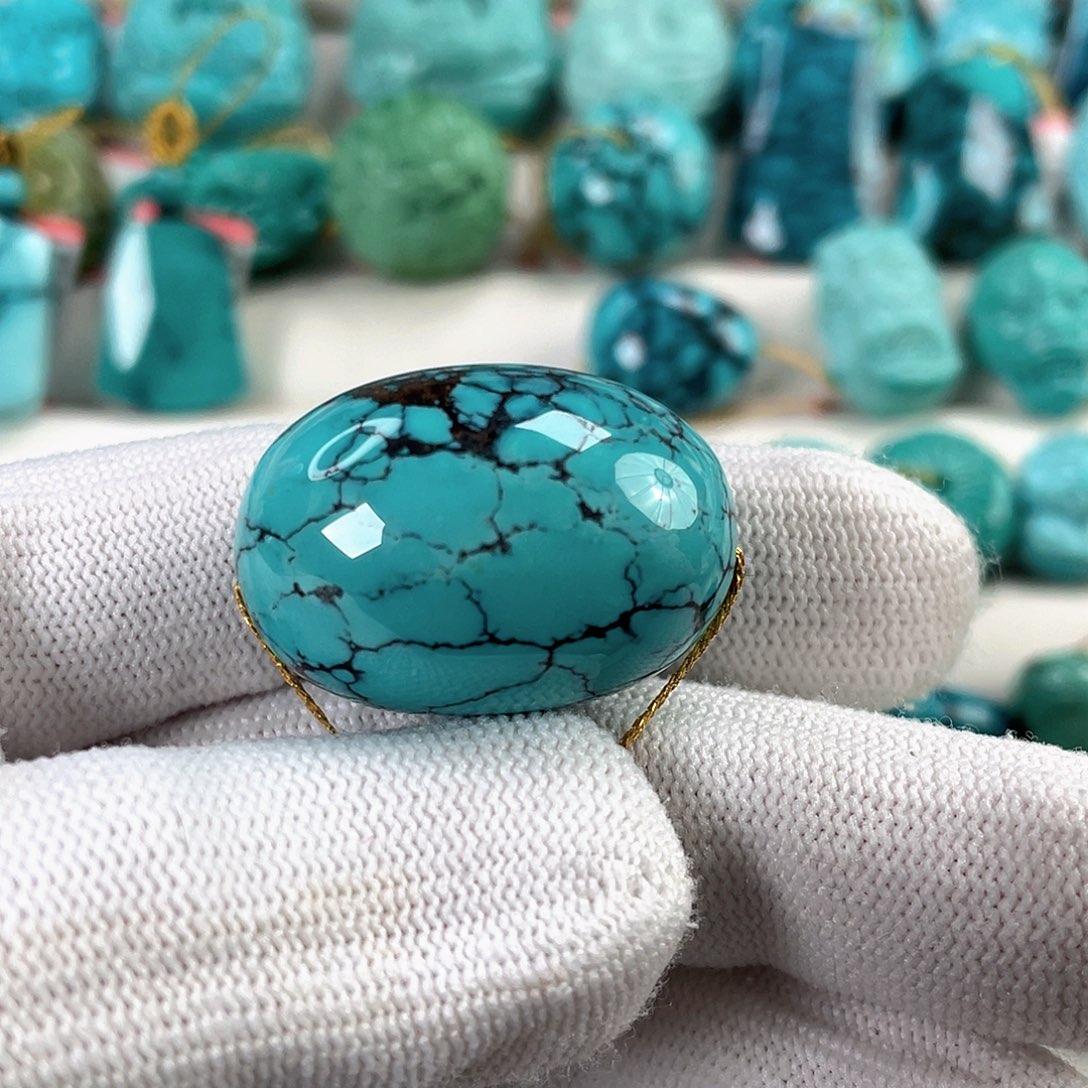 绿松石未镶嵌车挂