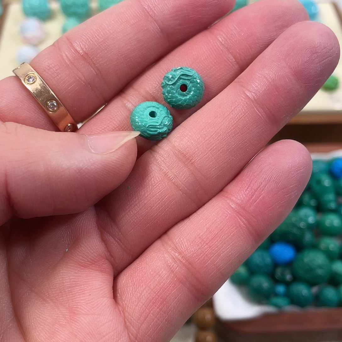 手工雕刻配饰配珠尺寸10