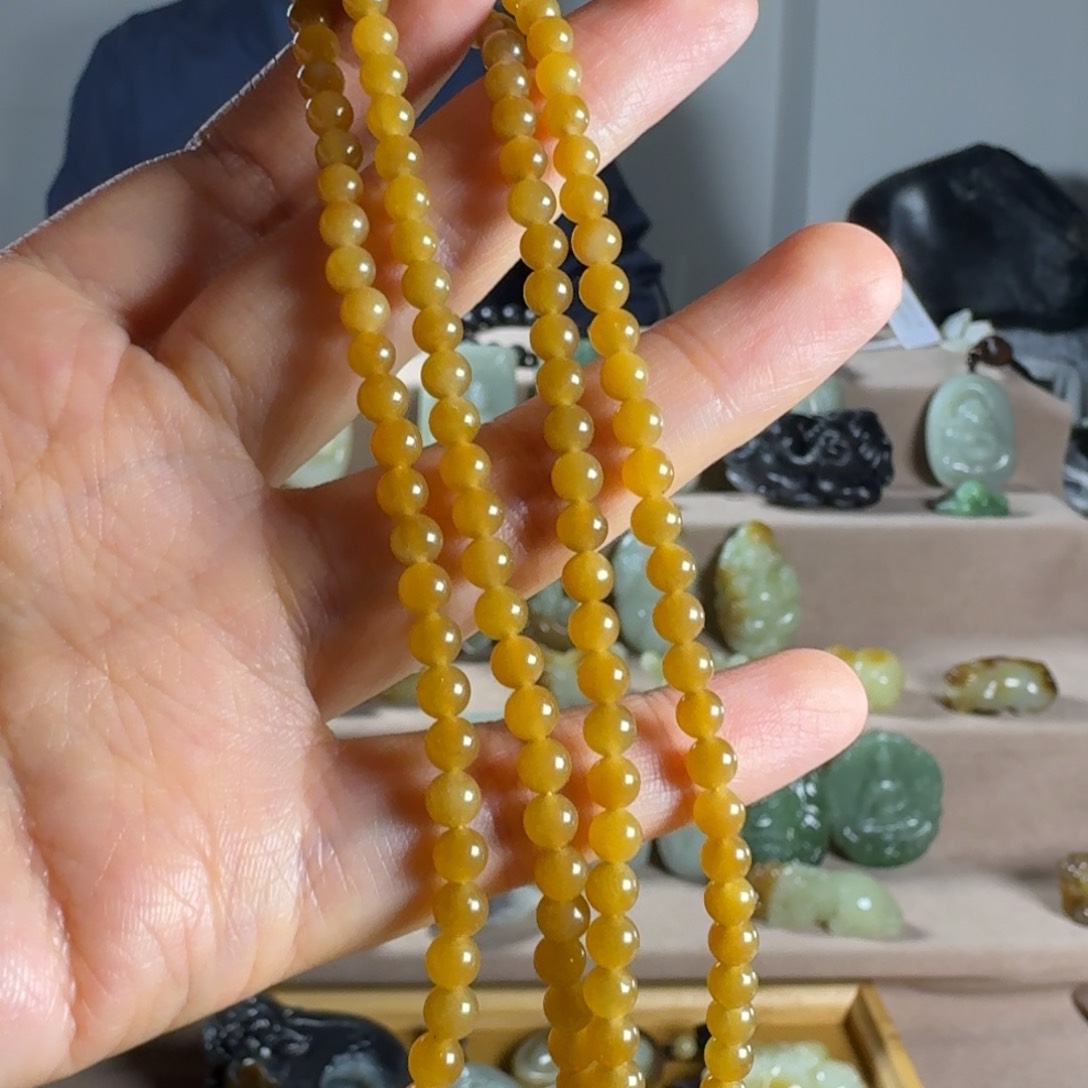 和田玉（糖玉）手链未镶嵌