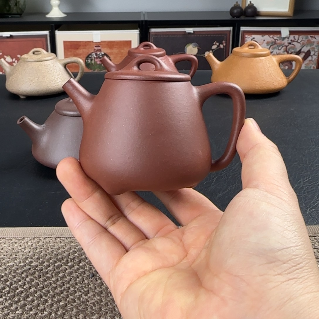 茶壶紫砂微瑕高瓢