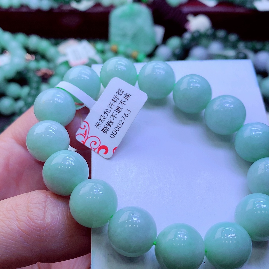 翡翠未镶嵌毛衣链