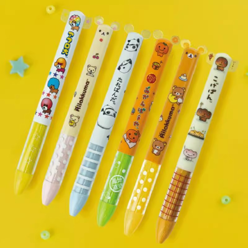 funbox爆炸狗烤焦面包轻松熊限定款mimi黑红双色耳朵笔圆珠笔