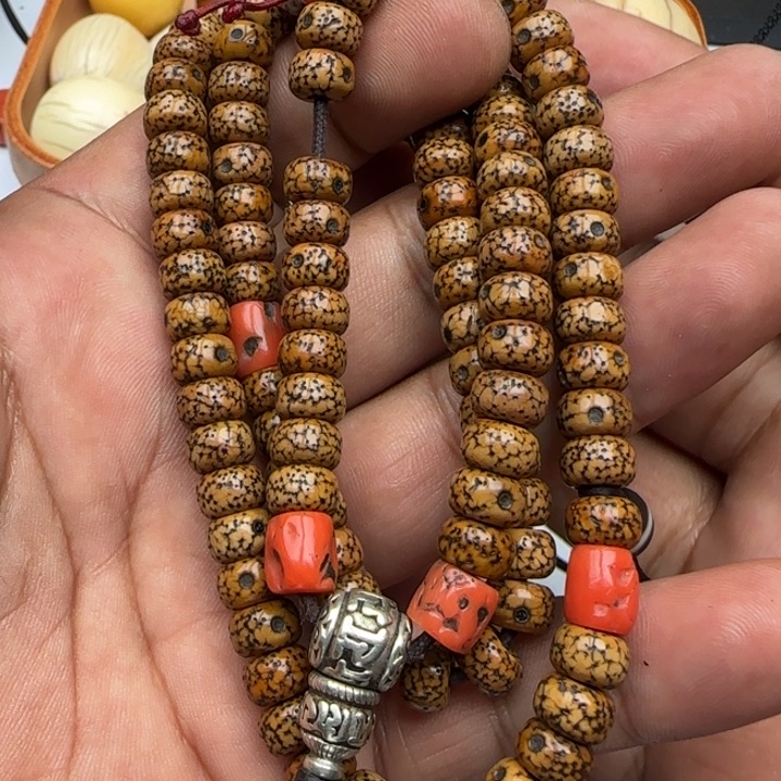 桑杰出品小元素配饰星月菩提念珠