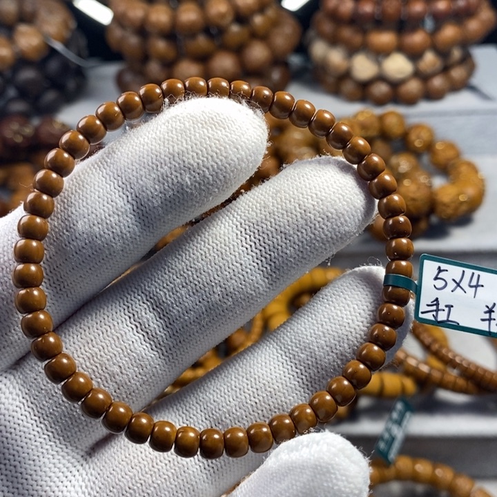 紫金鼠手串紫金鼠手工纯肉鼓珠5/4