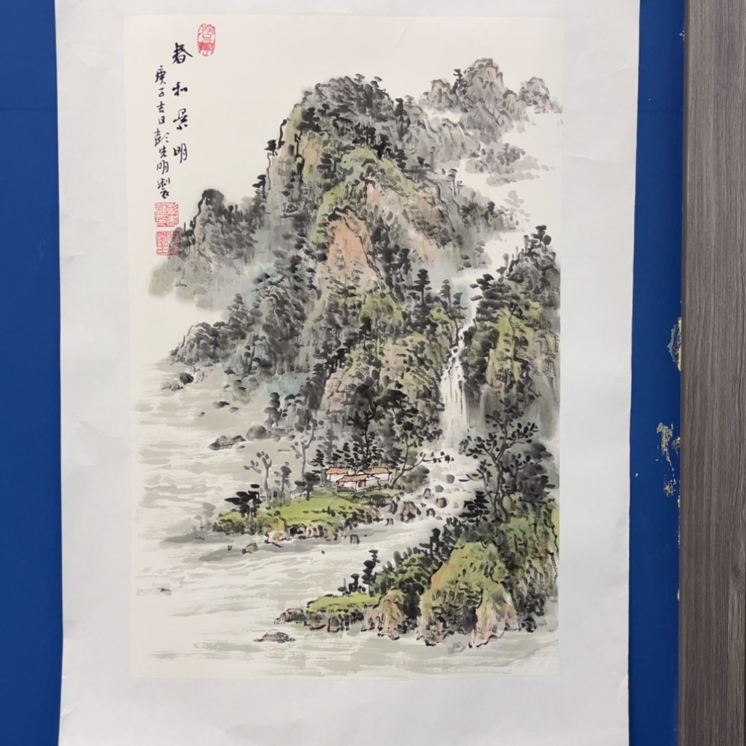国画手绘画作品和绘画