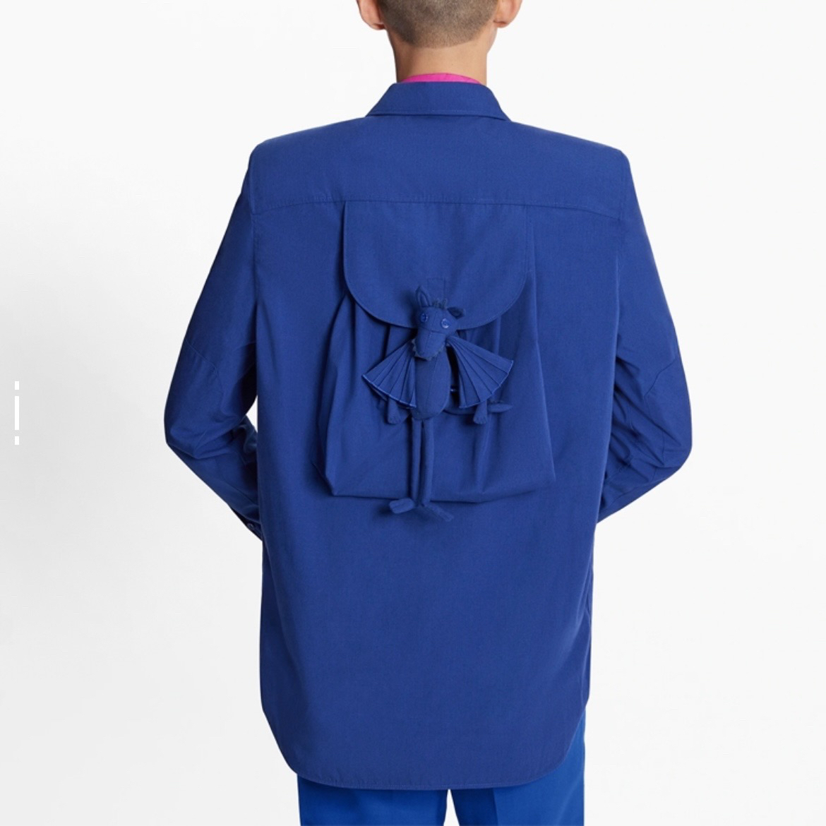 99新 LouisVuitton/路易威登 6897/纯色拉链休闲长袖衬衫M码/99新