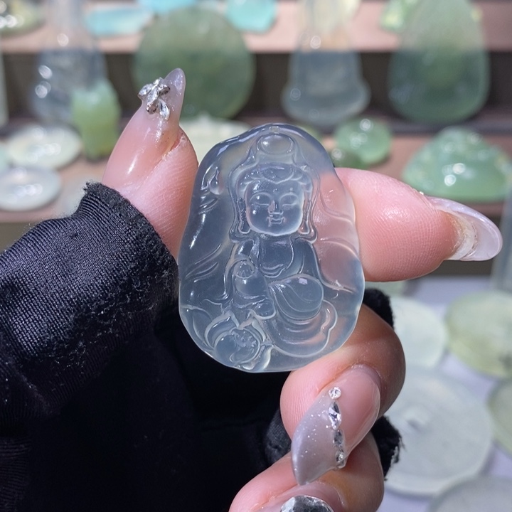 岫玉吊坠未镶嵌吊坠