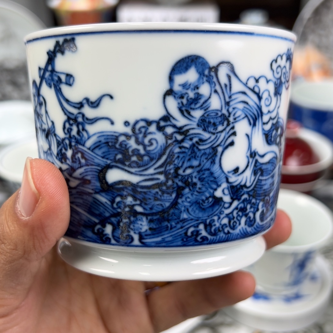 清***梦景德镇手工手绘陶瓷