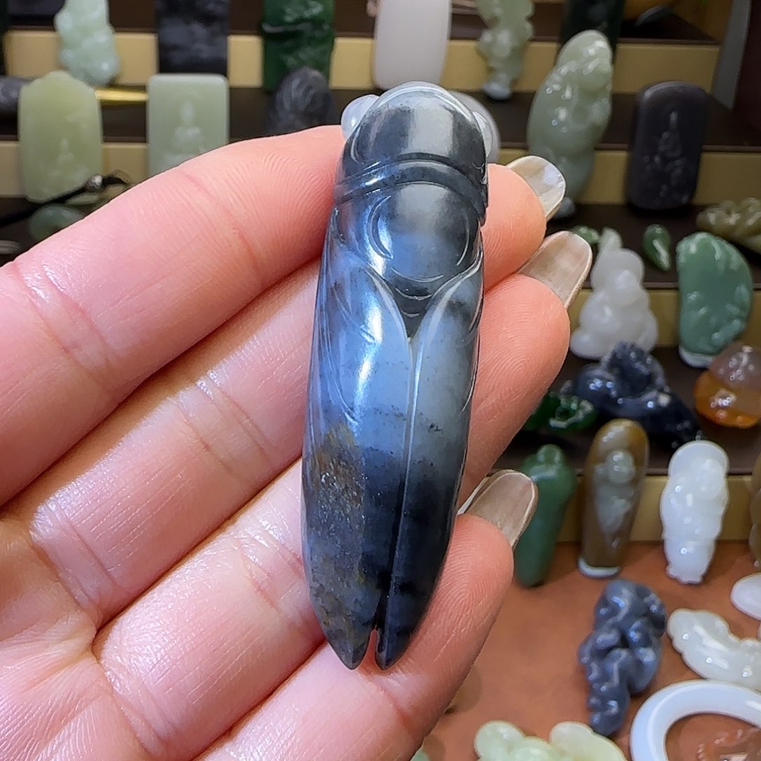 别***字和田玉未镶嵌颈饰