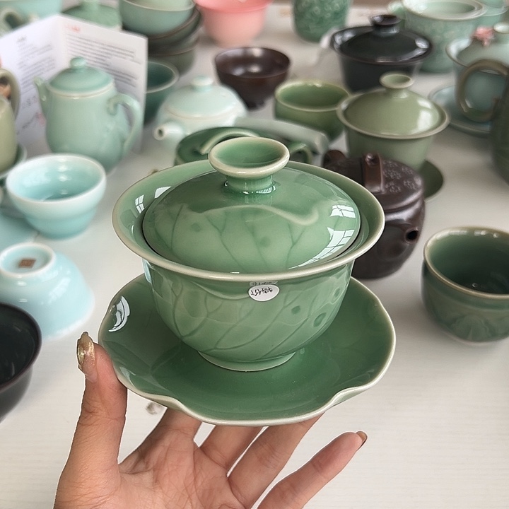 小米茶器龙泉青瓷