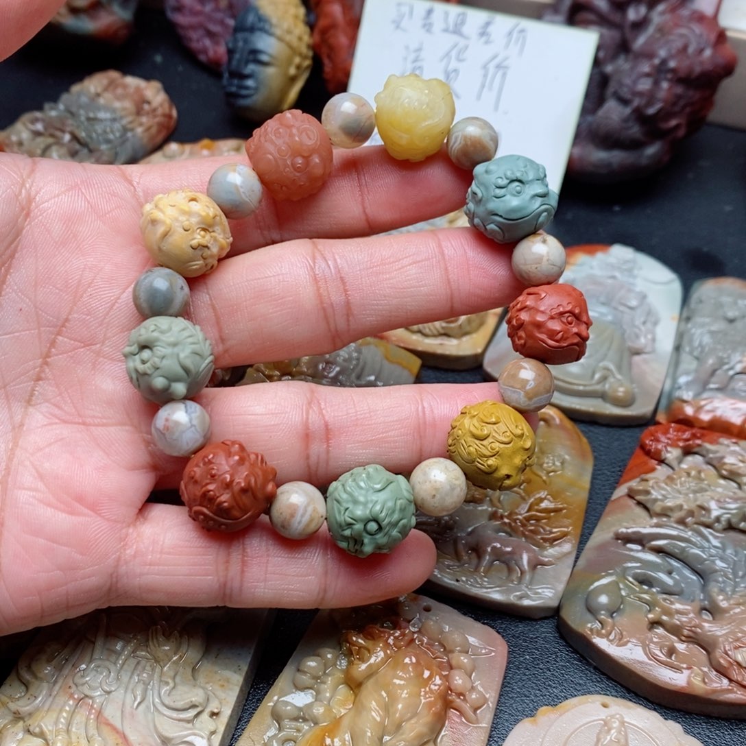 未镶嵌手串玛瑙/玉髓