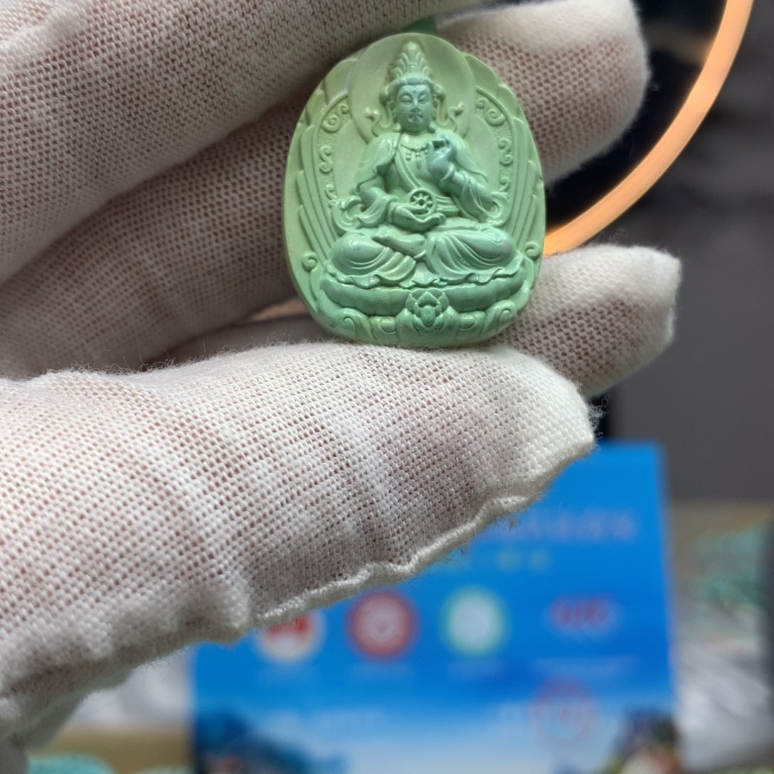 绿松石挂件未镶嵌