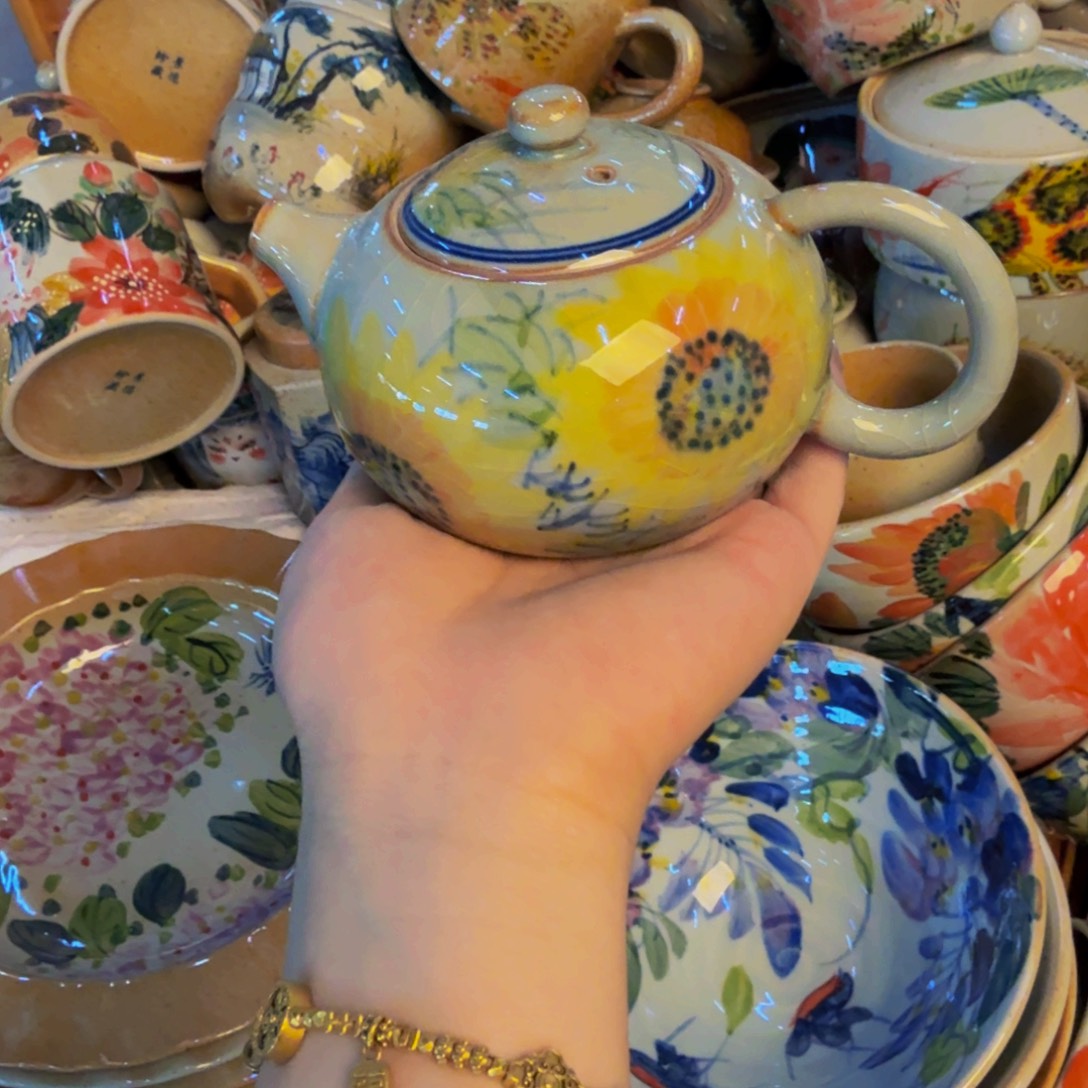 瓷片景德镇陶瓷手工手绘