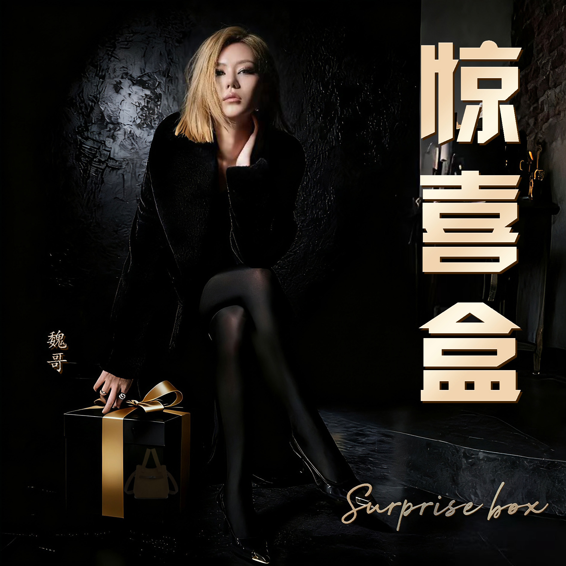 WEIGE【感恩惊喜盒】手提单肩斜跨包BV8171-乌木色