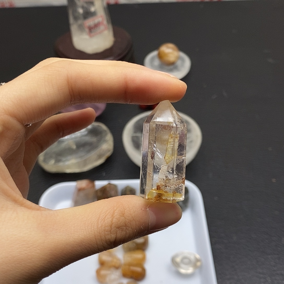 水晶未镶嵌珠宝半成品126水晶石