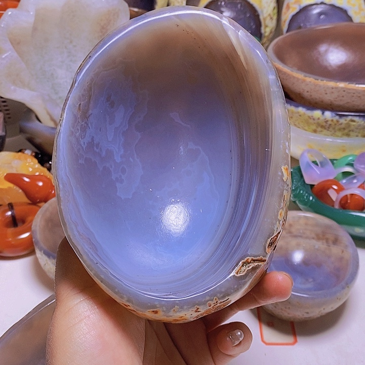 玛瑙/玉髓，未镶嵌开*乐