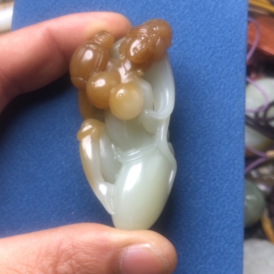 和田玉手绳未镶嵌沙**子