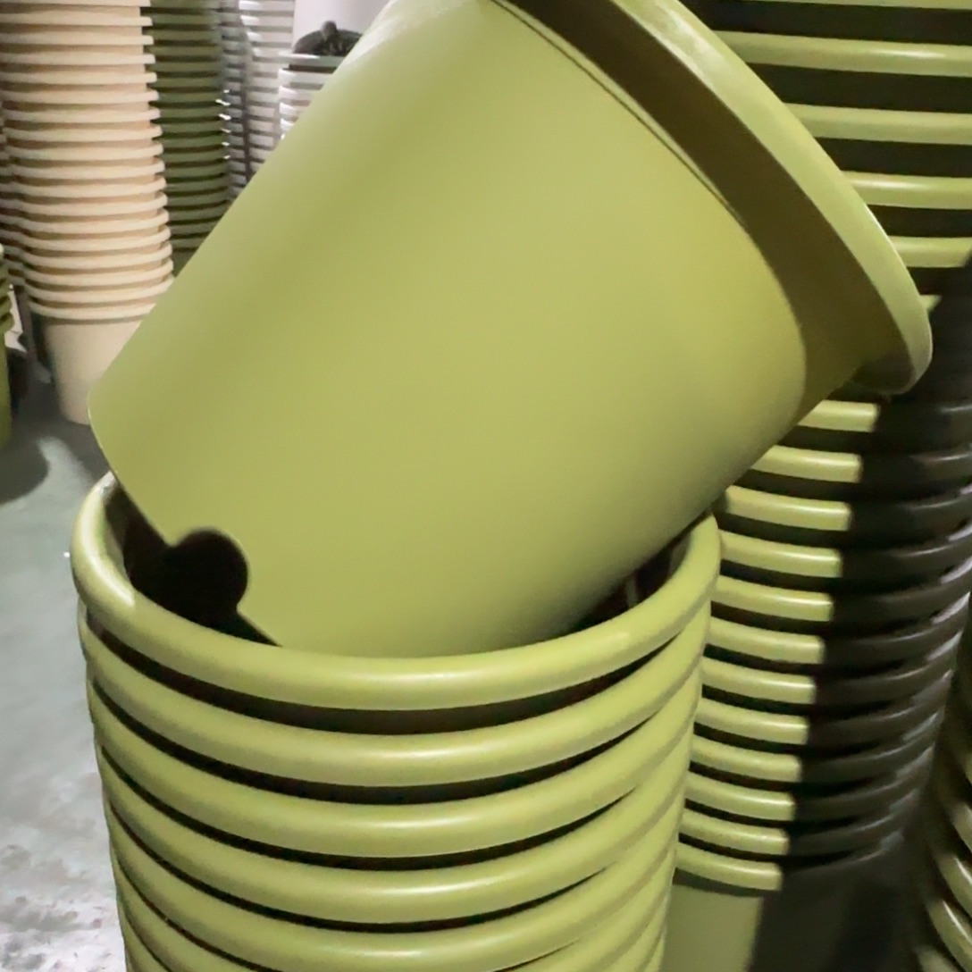 树脂四季盆6#无拖果绿微瑕7