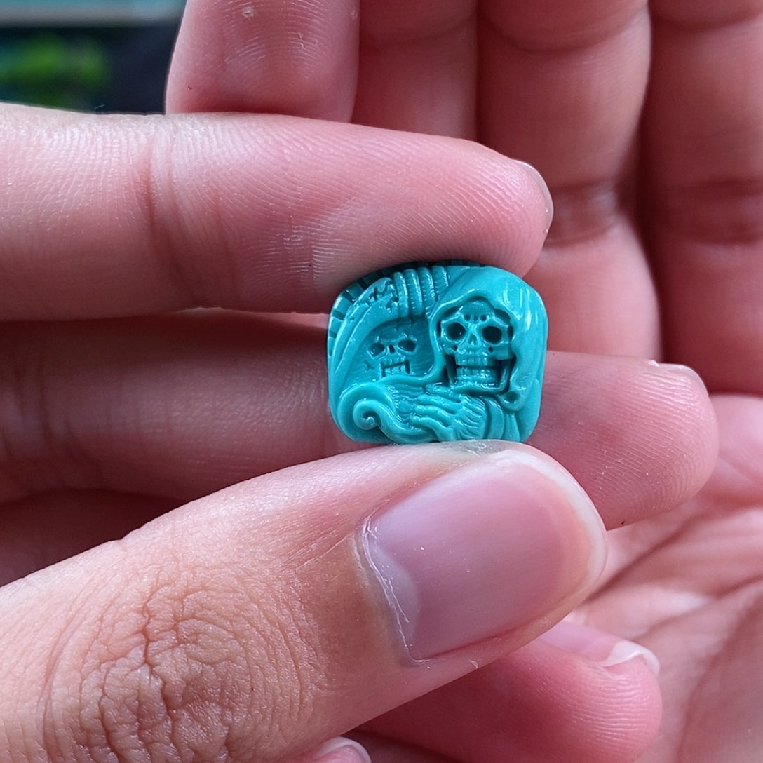 绿松石珠宝奇石未镶嵌