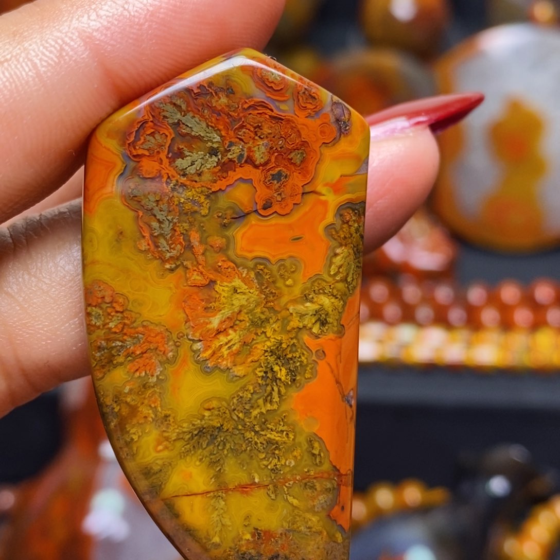 玛瑙/玉髓吊坠(不含链)未镶嵌