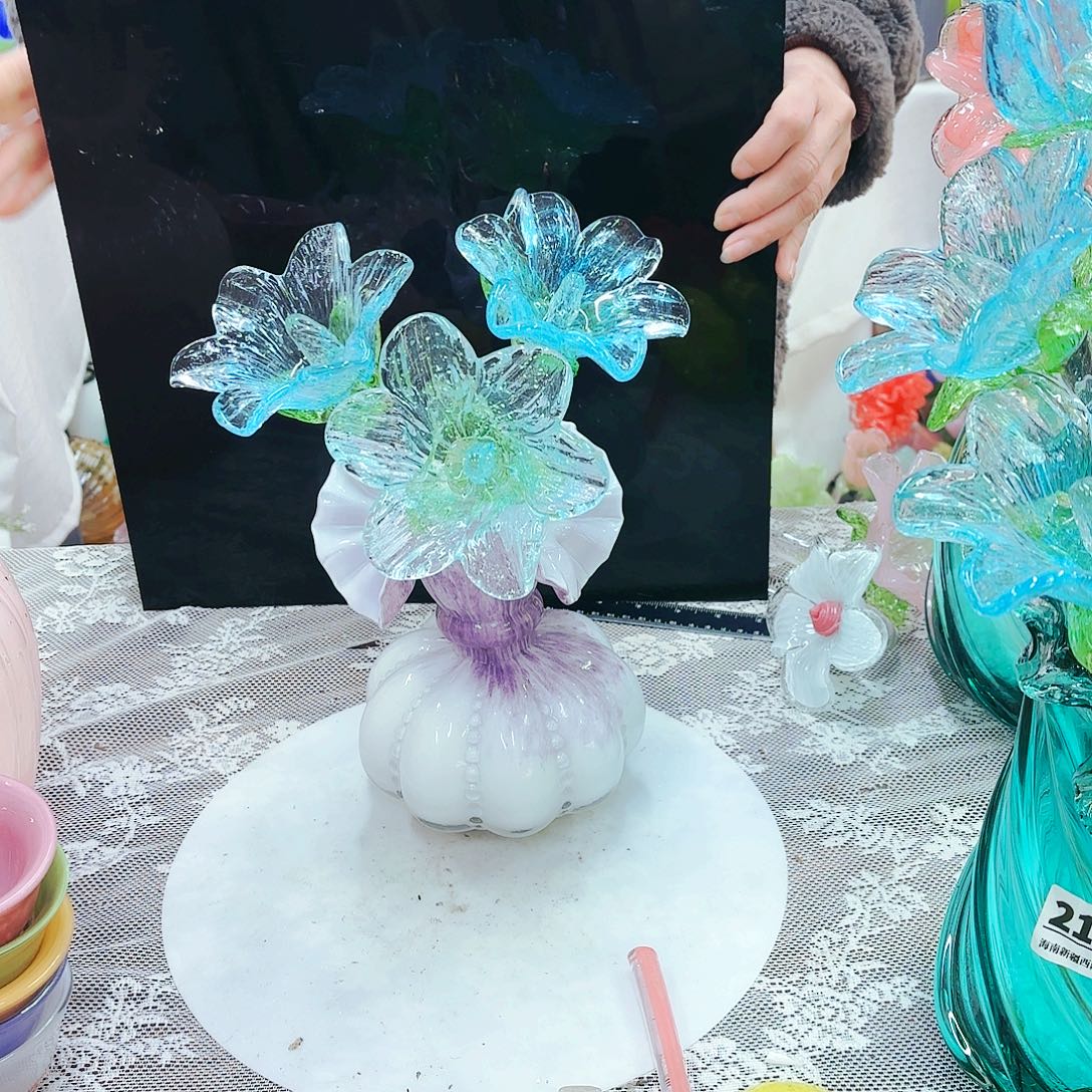 3花1瓶开播福利安妮家花瓶花器摆件