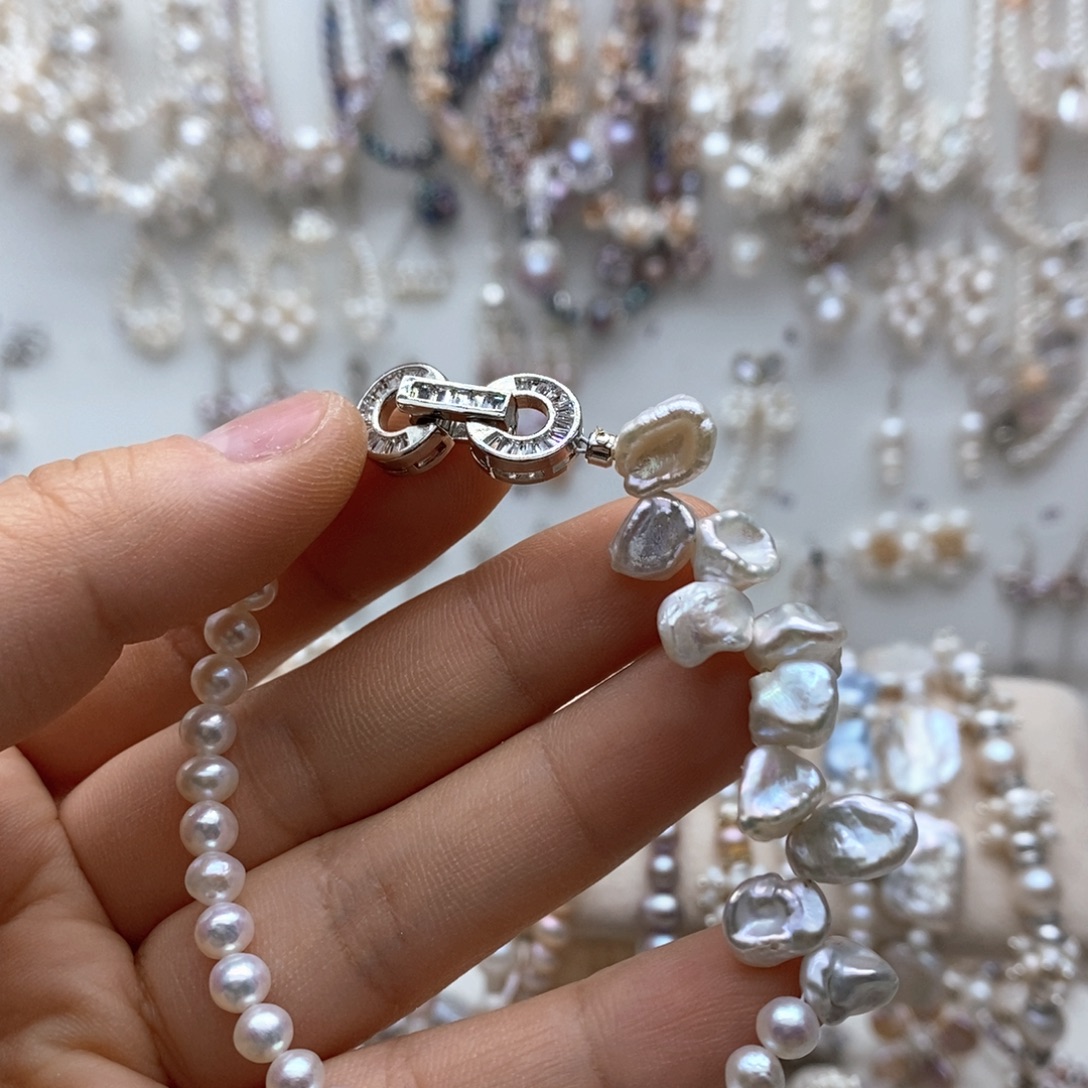 未镶嵌淡水珍珠颈饰