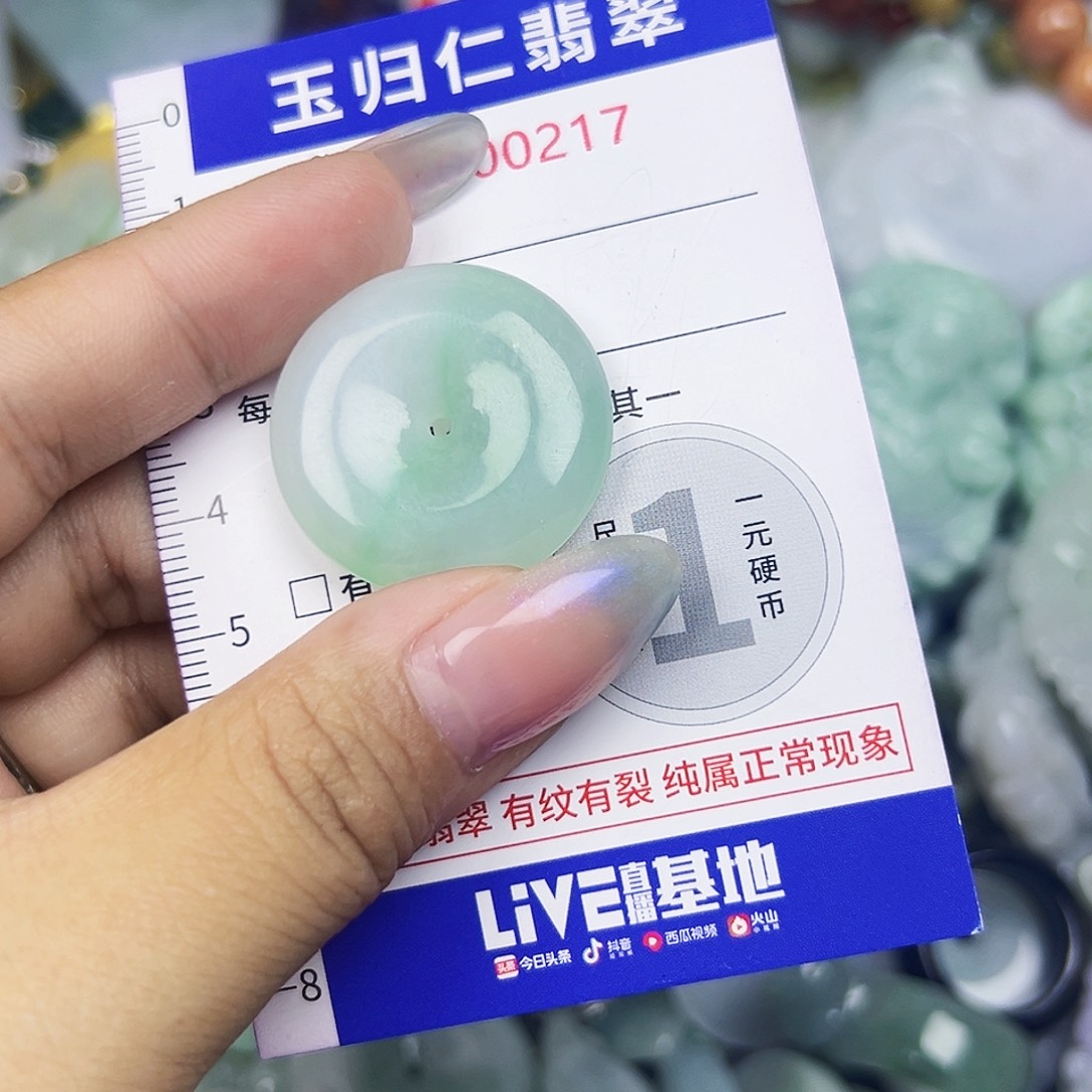 翡翠未镶嵌吊坠(不含链)1111