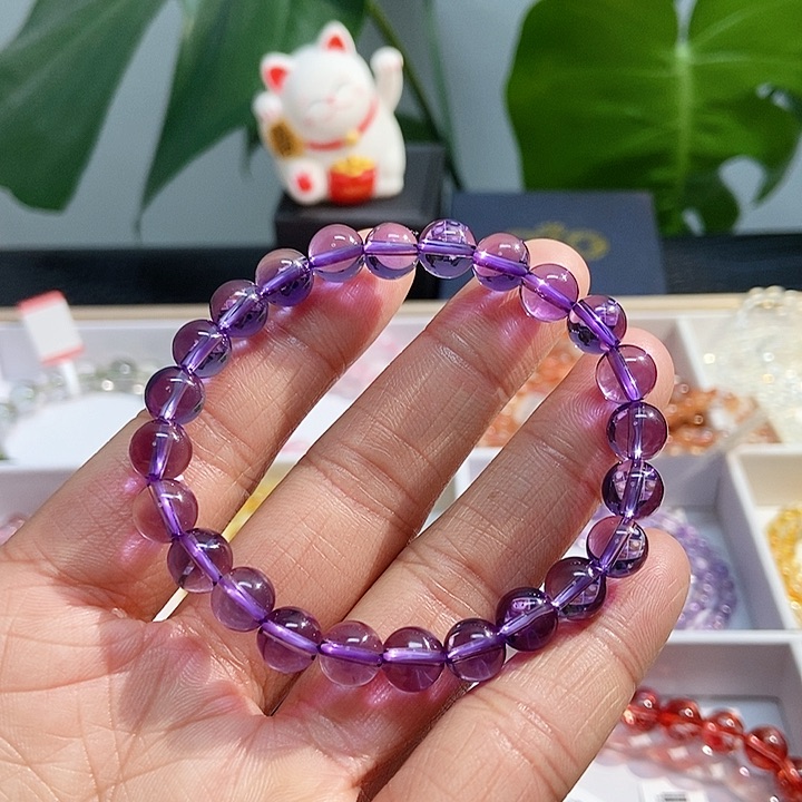 水晶手链未镶嵌紫水晶