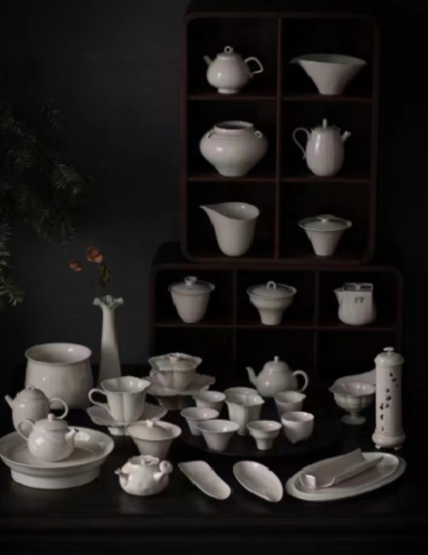 草木灰陶瓷精品公道杯 精品茶则