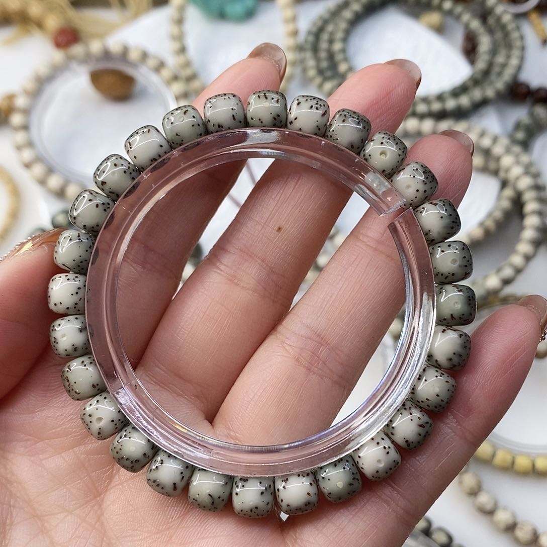 星月菩提手串卡8通体冰糖03号