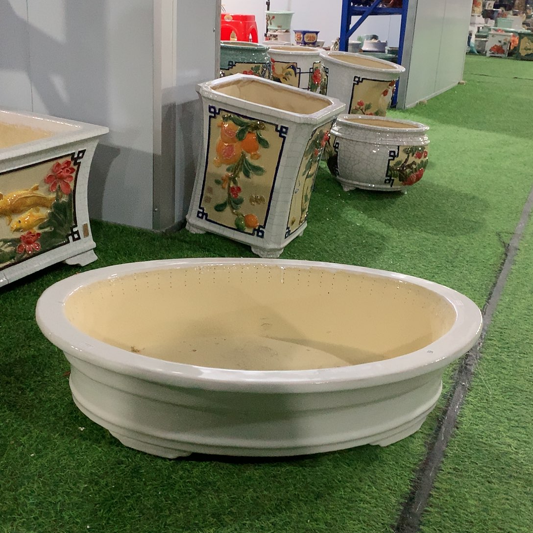 (***我高温烧制石湾花盆瑕疵