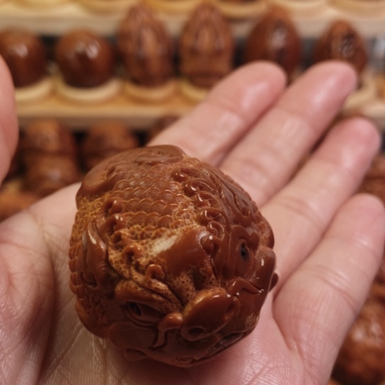 橄榄核手串/手链竹**田武帝貔貅