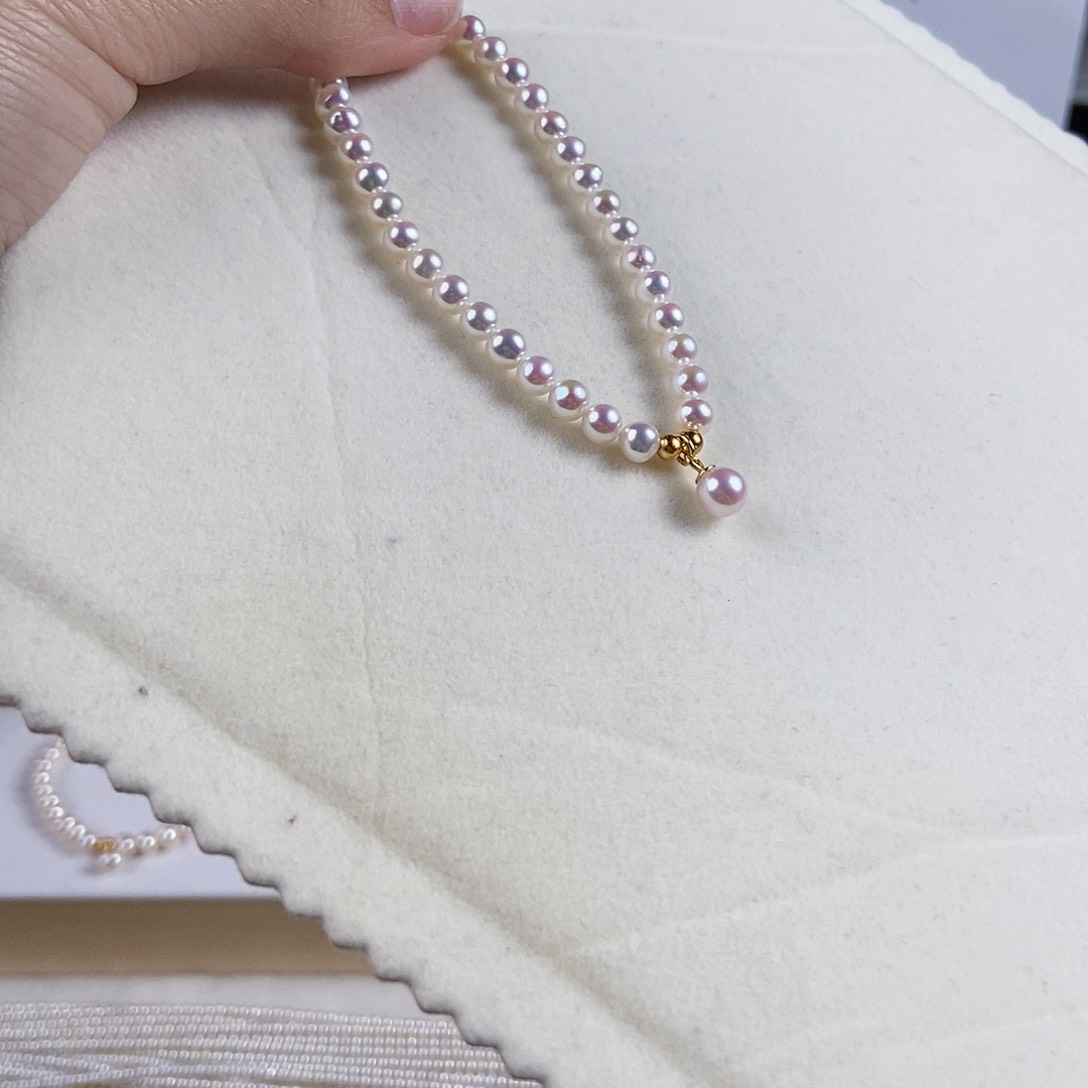 淡水珍珠手绳银S925镶嵌