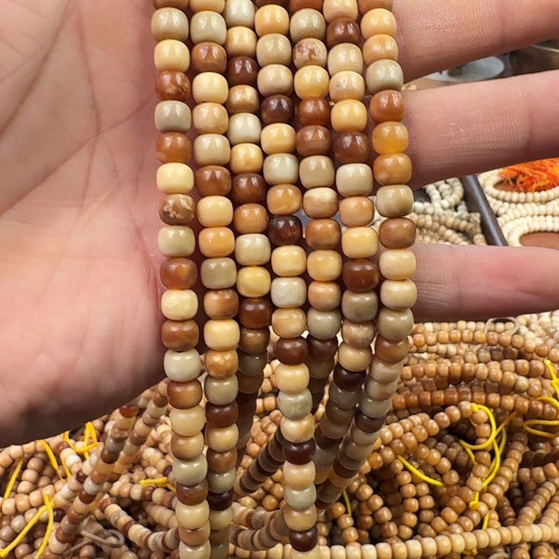 手串菩提根/象牙果龙脊菩提多宝玉化料老型长串