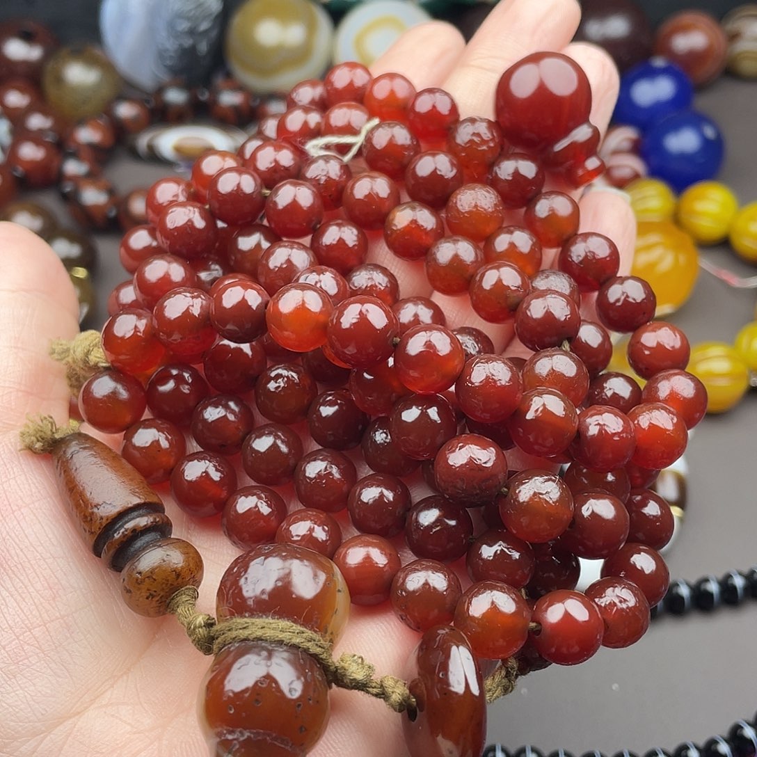 一***༅玛瑙/玉髓未镶嵌颈饰