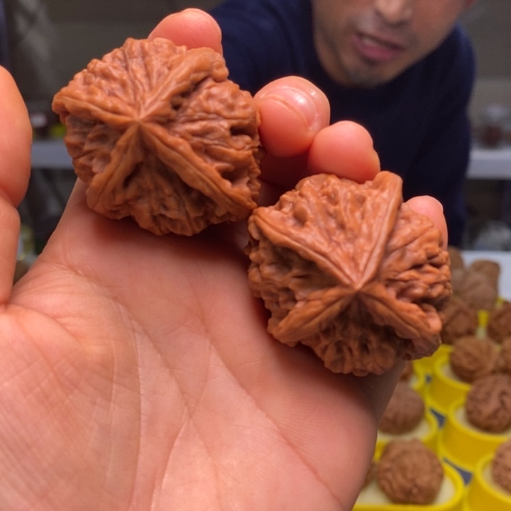 文玩核桃吊坠文玩核桃玉玺四棱45～550