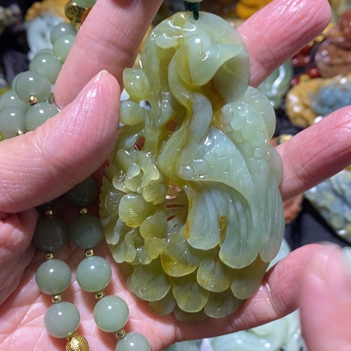 岫玉岫玉吊坠未镶嵌