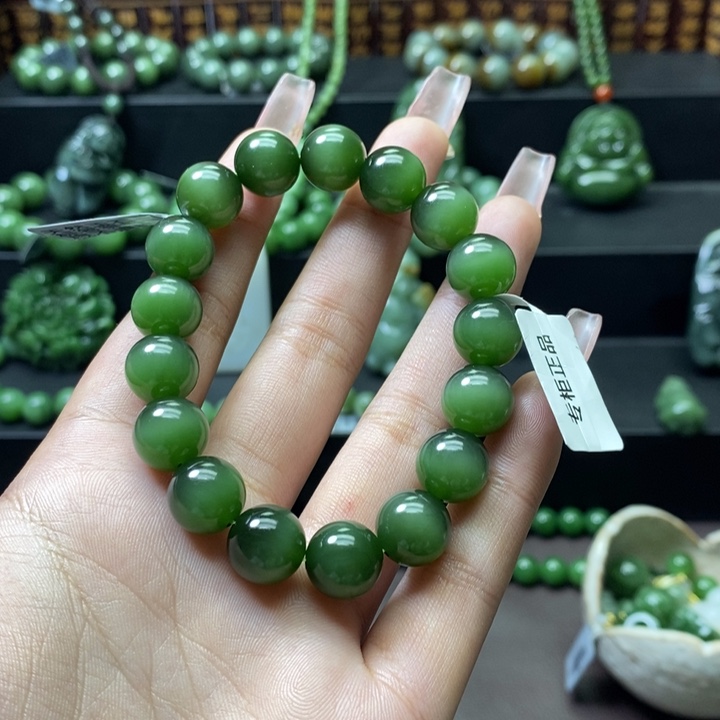 和田玉手串未镶嵌