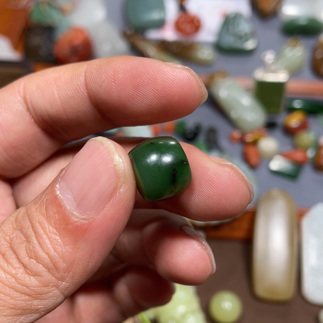 和田玉和田未镶嵌