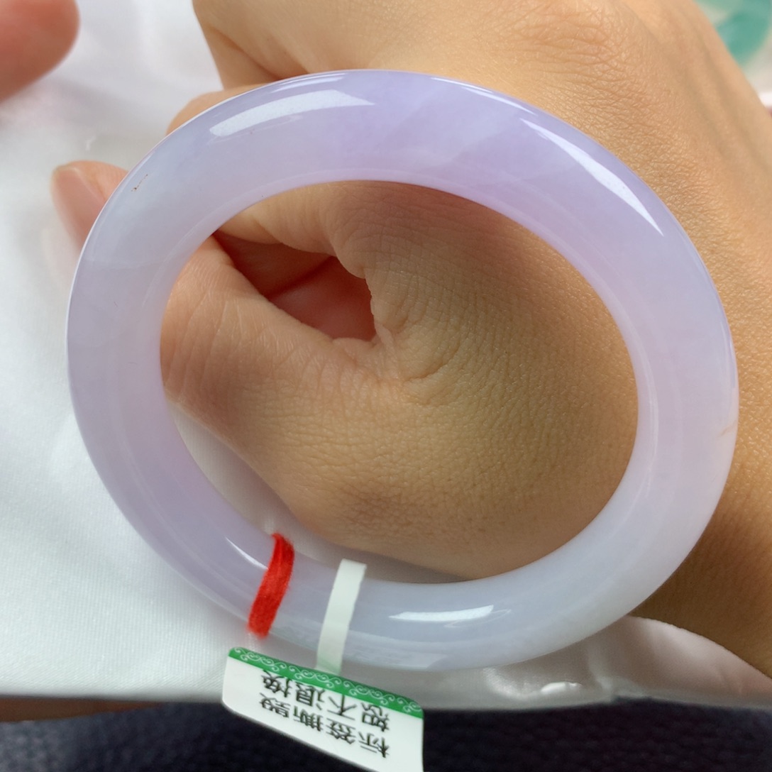 未镶嵌手镯翡翠缅甸天然翡翠A货53圆