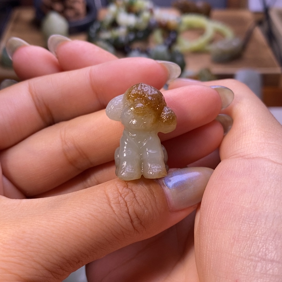 和田玉未镶嵌颈饰是****~