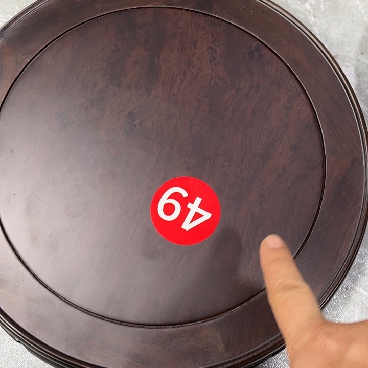 红木底座工艺品紫砂红木底座工艺品30公分