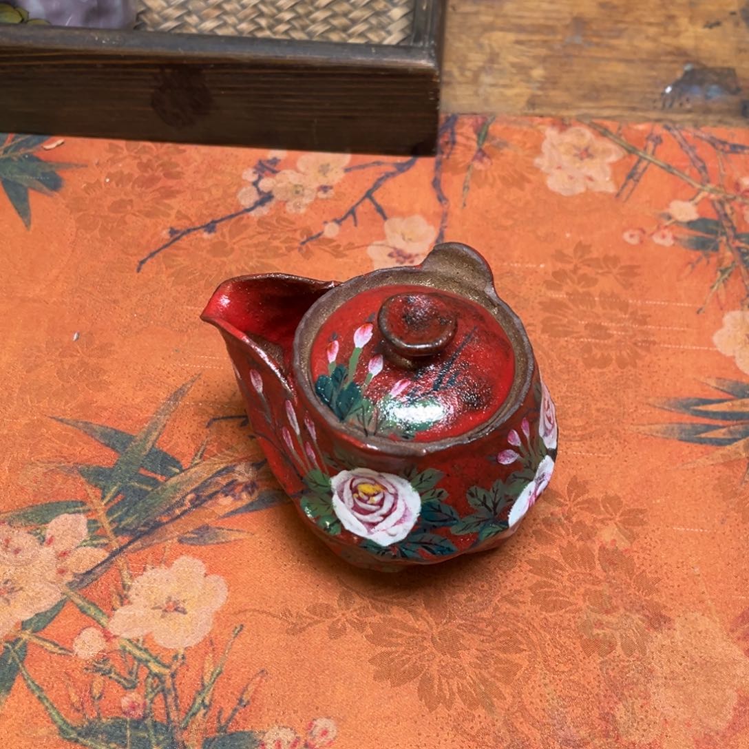 景德镇柴烧手工手绘陶瓷