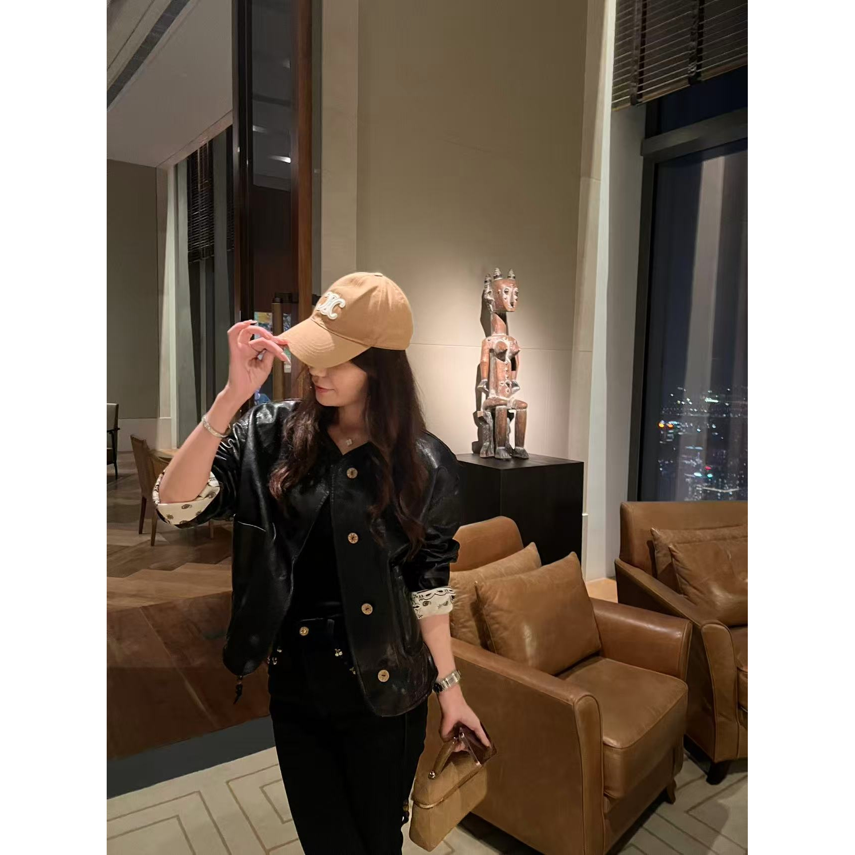 DEDM•STUDIODM/小众设计感双面穿A级进口绵羊皮外套2508PY/2586