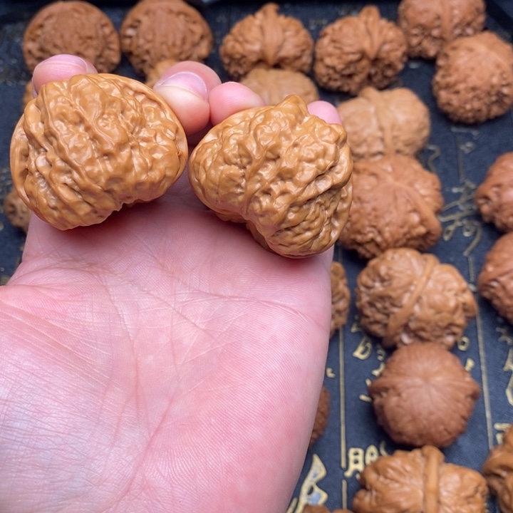 老***饭把件文玩核桃蛤蟆41