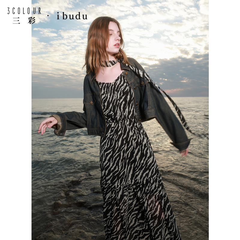 【大瑶专享】E401B0202N00三彩ibudu2025春季新款宽松短款复古dbx