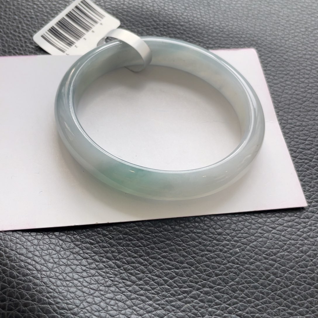 翡翠未镶嵌手镯14号57.8贵妃